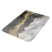 Zwarte marmer met Gold Badmat (Gekanteld)