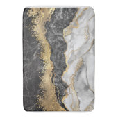 Zwarte marmer met Gold Badmat (Voorkant Verticaal)