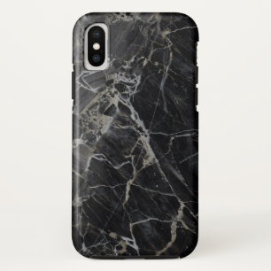 Zwarte Marmeren iPhone X Hoezen