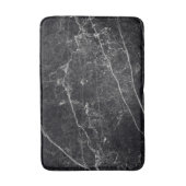 Zwarte marmertextuur badmat (Voorkant Verticaal)