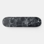 Zwarte marmertextuur skateboard (Horizontaal)