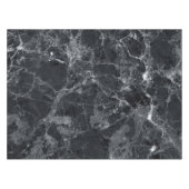 Zwarte marmertextuur tafelkleed (Voorkant (Horizontaal))