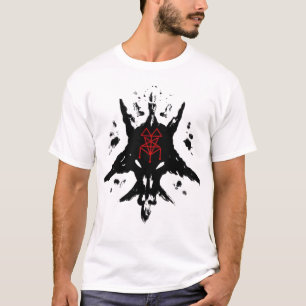 Zwarte Massa Baphomet Inkblot/sigil T-shirt