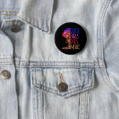 Zwarte meisjes zijn een Magic African American Que Ronde Button 5,7 Cm (In situ)
