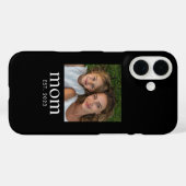Zwarte Moeder Gevestigde Script Foto  Case-Mate iPhone Case (Achterkant (horizontaal))