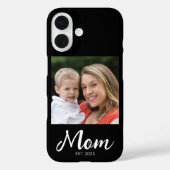 Zwarte Moeder Gevestigde Scriptie Foto Case-Mate  iPhone Case (Achterkant)
