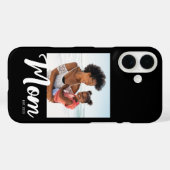 Zwarte Moeder Vastgestelde Script Foto Case-Mate iPhone Case (Achterkant (horizontaal))