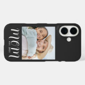 Zwarte Moeder Vastgestelde Script Foto Case-Mate iPhone Case (Achterkant (horizontaal))