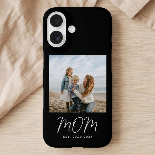 Zwarte Moeder Vastgestelde Script Foto Case-Mate iPhone 16 Hoesje