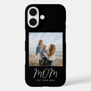 Zwarte Moeder Vastgestelde Script Foto Case-Mate iPhone 16 Hoesje