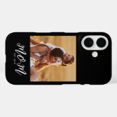 Zwarte Moeder Vastgestelde Script Foto Case-Mate iPhone Case (Achterkant (horizontaal))