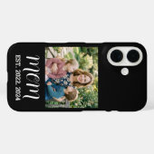 Zwarte Moeder Vastgestelde Script iPhone / iPad ho Case-Mate iPhone Case (Achterkant (horizontaal))