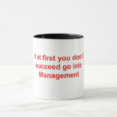 Zwarte Mok van 325 ml Ringer (Midden)