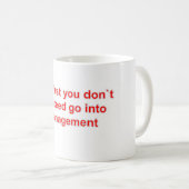 Zwarte Mok van 325 ml Ringer (Voorkant rechts)