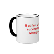 Zwarte Mok van 325 ml Ringer