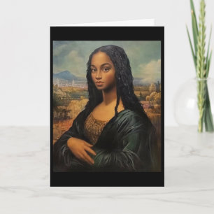 Zwarte Mona Lisa Black History Month - Sista Afrik Kaart