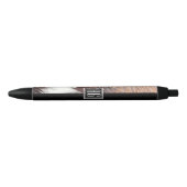 Zwarte Monogram Inkt Pen (Voorkant)