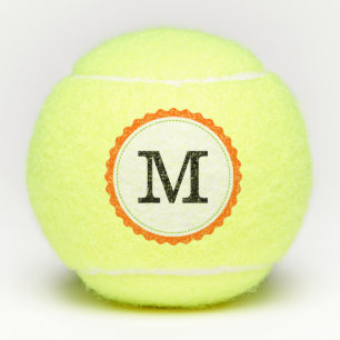 Zwarte Monogram Professional Modern #2 Tennisballen