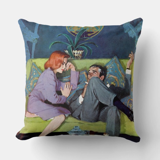 Zwarte Monte's laatste RAID Kussen (Voorkant)