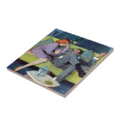 Zwarte Monte's laatste RAID Tegeltje (Zijkant)