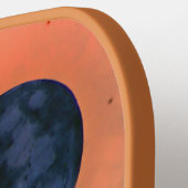 ZWARTE MOON EN GROENE CLOUDS PICKLEBALL PADDLE (Links Detail)