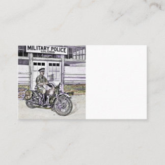 Zwarte Motorfietspolitie ww2 Afsprakenkaartje