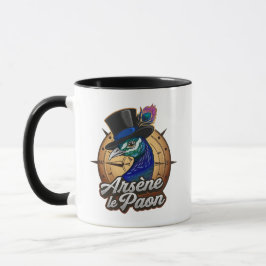 Zwarte Mug "Arsène le Paon" Mok