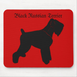 Zwarte Muismat Russische Terrier