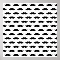 Zwarte Mustache Achtergrond