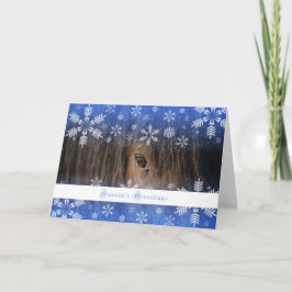 Zwarte Mustang - 5x7 de Kaart van de Vakantie