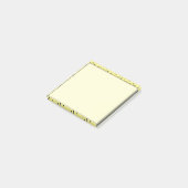 Zwarte muziek post-it® notes (Schuin)