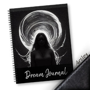 Zwarte Mystieke Vrouwen Dream Journal Meditatie Notitieboek