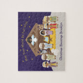 Zwarte nativiteitsscène legpuzzel (Verticaal)