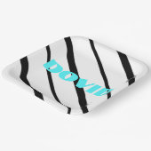 Zwarte neon upsherin bord (Gebogen)