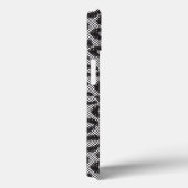 Zwarte netzijde met luipaard op wit Case-Mate iPhone case (Achterkant / Rechts)