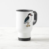 Zwarte Night Heron Reisbeker (Voorkant rechts)