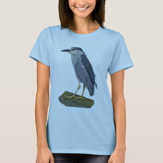 Zwarte Night Heron T-shirt