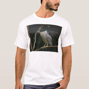 Zwarte Night Heron T-shirt