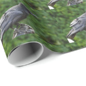 Zwarte Noordelijke Raven Cadeaupapier (Rol Hoek)