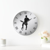 Zwarte nummers voor voetzoekers grote klok (Huis)