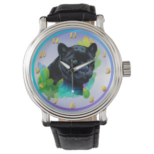 ZWARTE OERWOUD VAN DE PANTHEREN EN VAN DE BLOEDING HORLOGE
