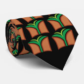 Zwarte OFL-Logo stropdas (Opgerold)