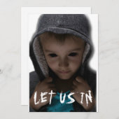 Zwarte Ogen Kids BEK Laat Ons Binnen Griezelig Vre Kaart (Voorkant / Achterkant)