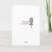 Zwarte-ogige Susan madeliefjes Kaart (Achterkant)