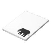 Zwarte olifant notitieblok (Gedraaid)