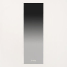 Zwarte Ombre Yoga Mat-Flow in kleur, Gemalen in Ru Yogamat