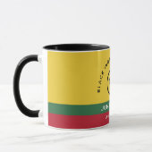 Zwarte Onafhankelijkheidsdag Juneteenth 1865 Curve Mok (Links)