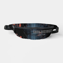 Zwarte Ondergrondse Fanny Pack Tas Streetwear