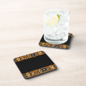 Zwarte onderzetters van de Afrikaanse kunst (Rechterzijde)