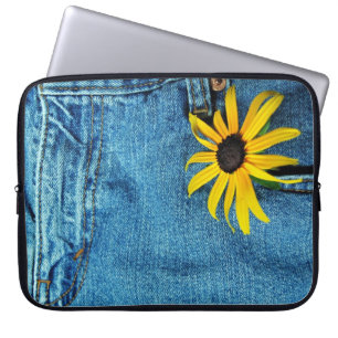 Zwarte-oogige Susan Laptop Sleeve